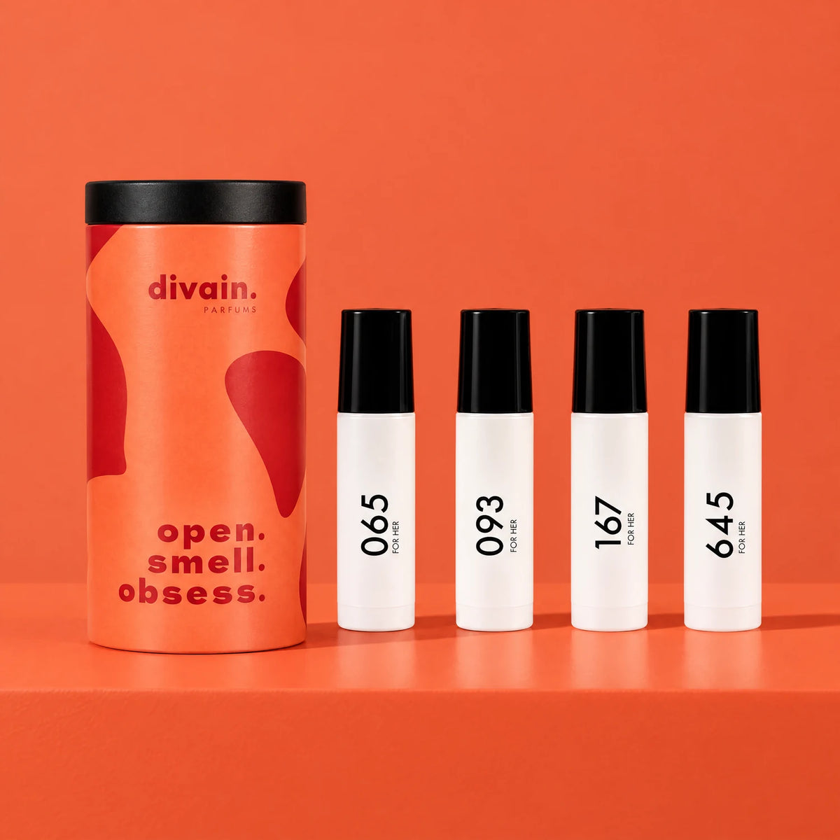 Estuche miniaturas descubrimiento mujer divain. con 4 perfumes de 10 ml