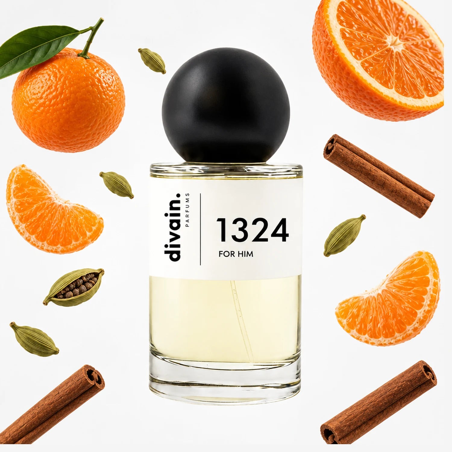 divain.1324 - Equivalent perfume with notes of Mandarin, maple