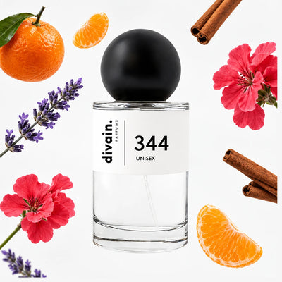 Pirámide olfativa perfume divain.344 | divain Parfums