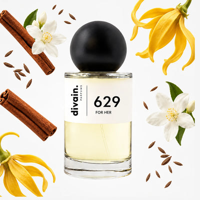 Pirámide olfativa perfume divain.629 | divain Parfums