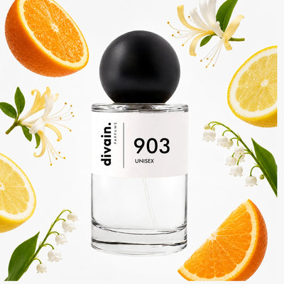Pirámide olfativa perfume divain.903 | divain Parfums