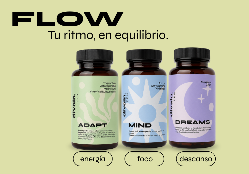 divain ZEN FLOW: el ritual de tres pasos para el equilibrio mente–día–noche