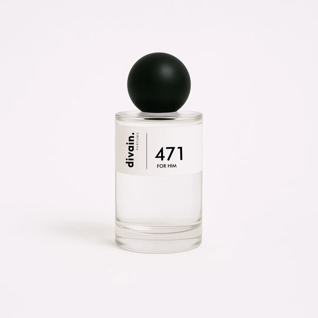 Bote de perfume de equivalencia para hombre divain.471