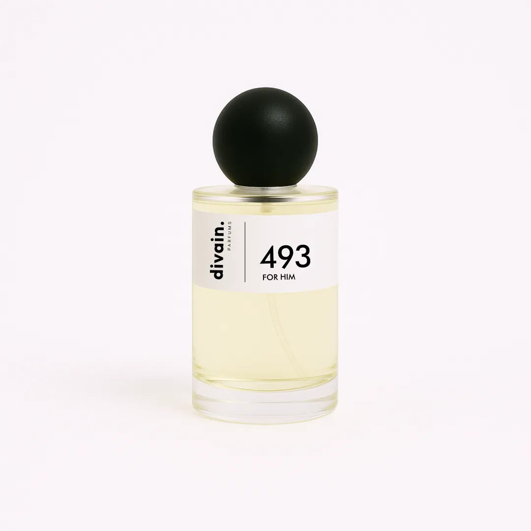 Bote de perfume de equivalencia para hombre divain.493