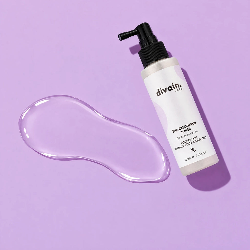 Textura de divain. Care BHA Exfoliator Toner