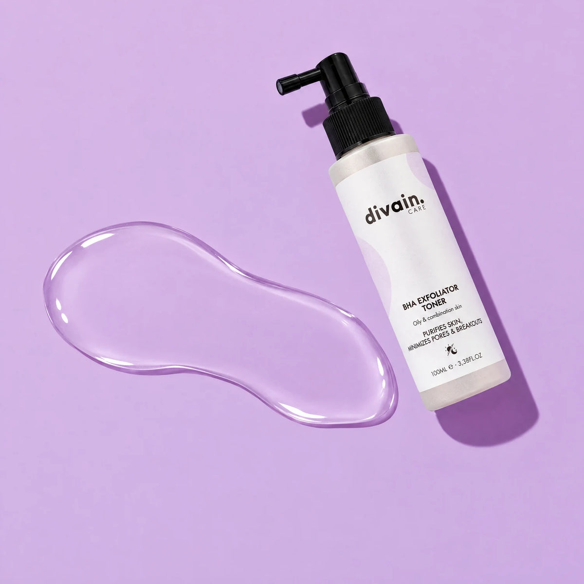 Textura de divain. Care BHA Exfoliator Toner