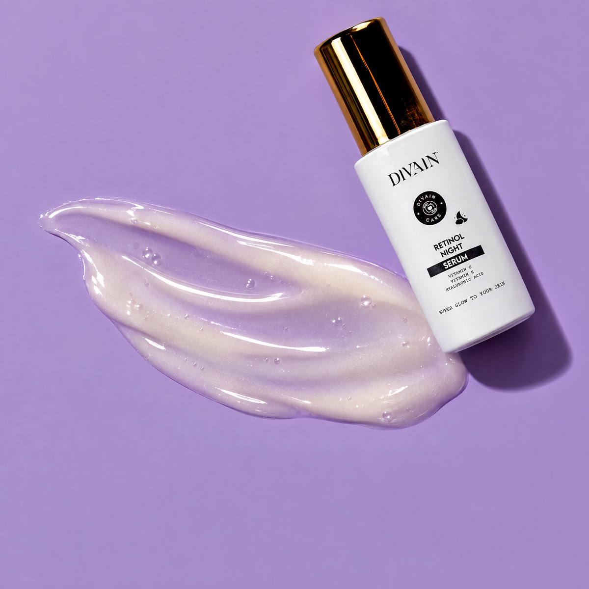Textura de divain. Care Retinol Night Serum