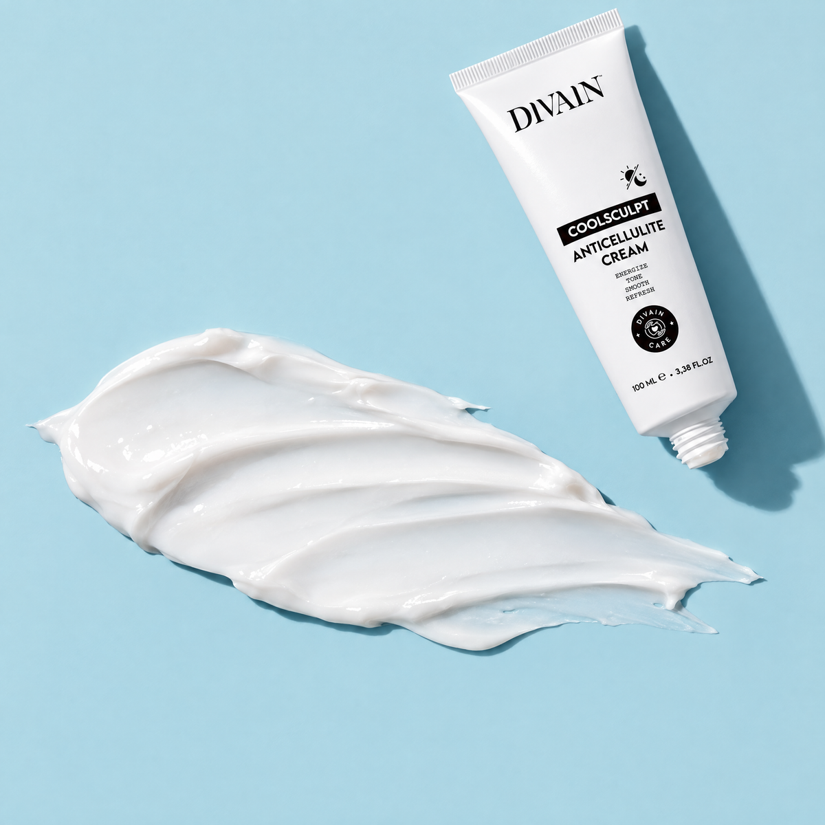 Textura de divain. Care CoolSculpt Anticellulite Cream