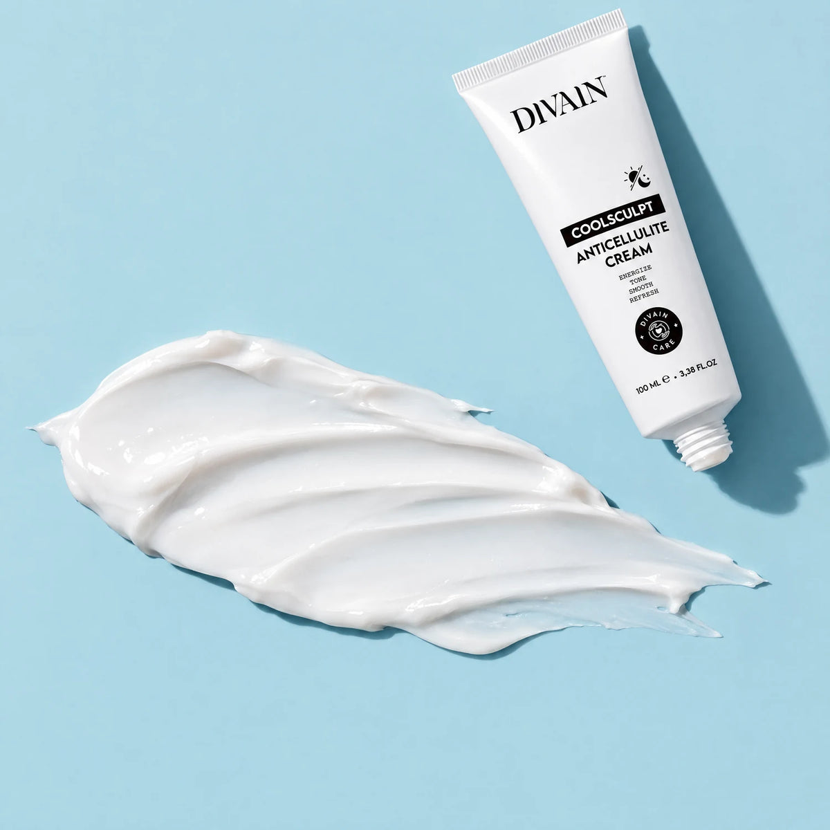 Textura de divain. Care CoolSculpt Anticellulite Cream