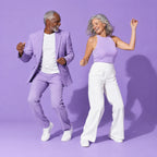 Pareja de 60 años bailando