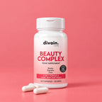 Cápsulas de Beauty Complex con biotina, queratina y zinc