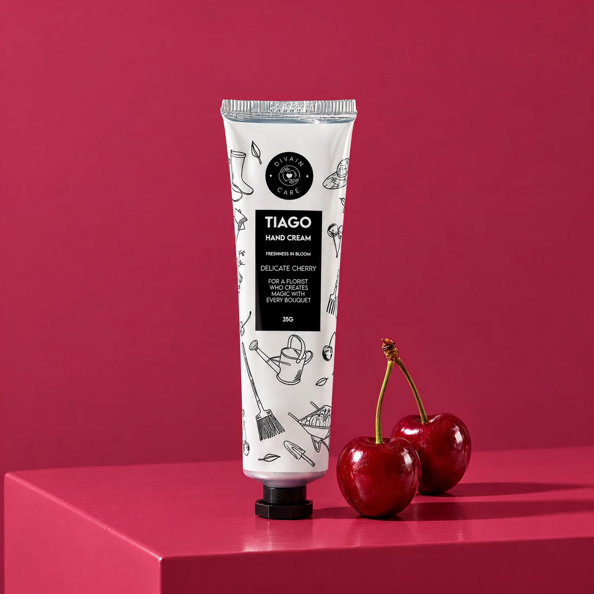 divain. Care Crema de manos Cereza