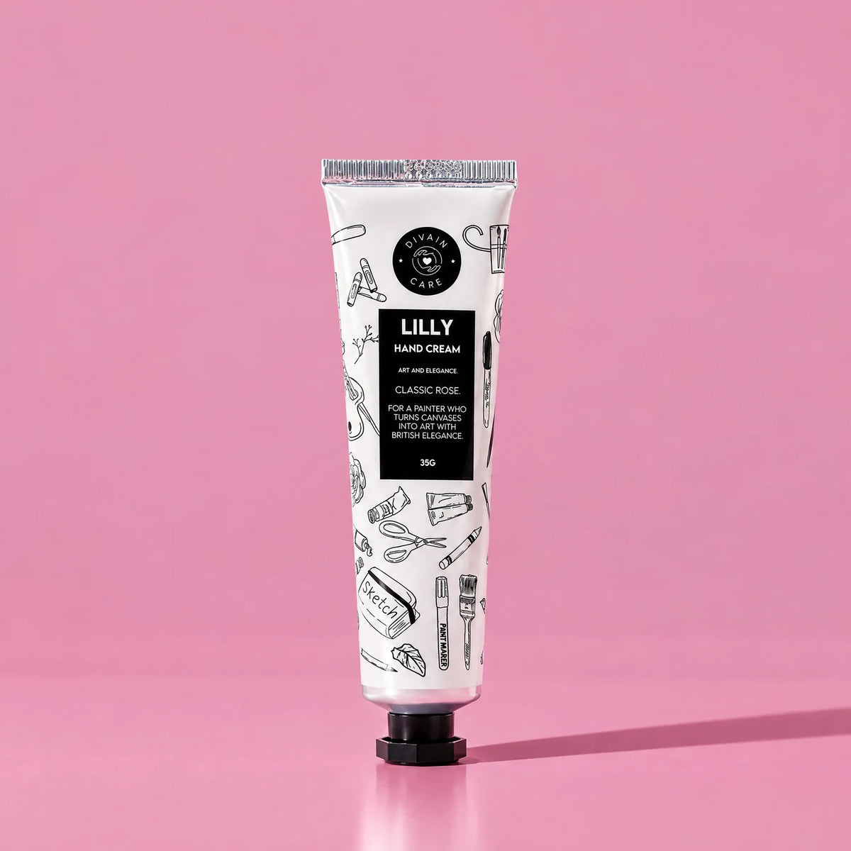 divain. Care Crema de manos Rosa