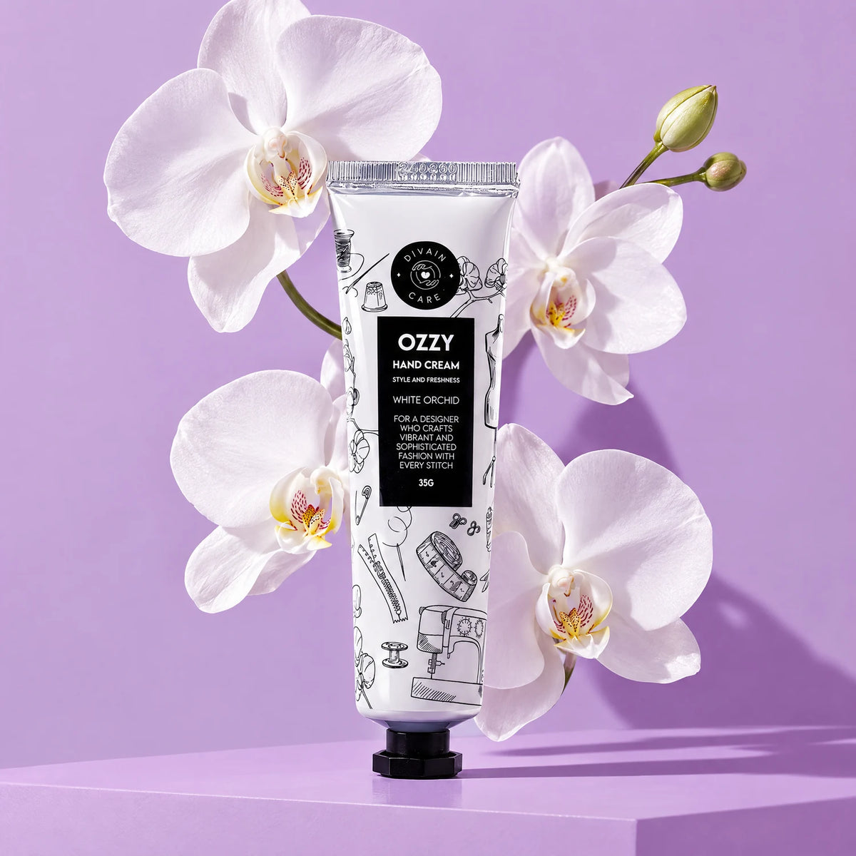 divain. Care Crema de manos Orquídea