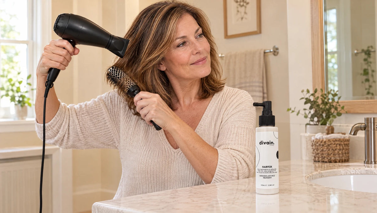 Modo de uso: activar HAIRTOX con el calor del secador