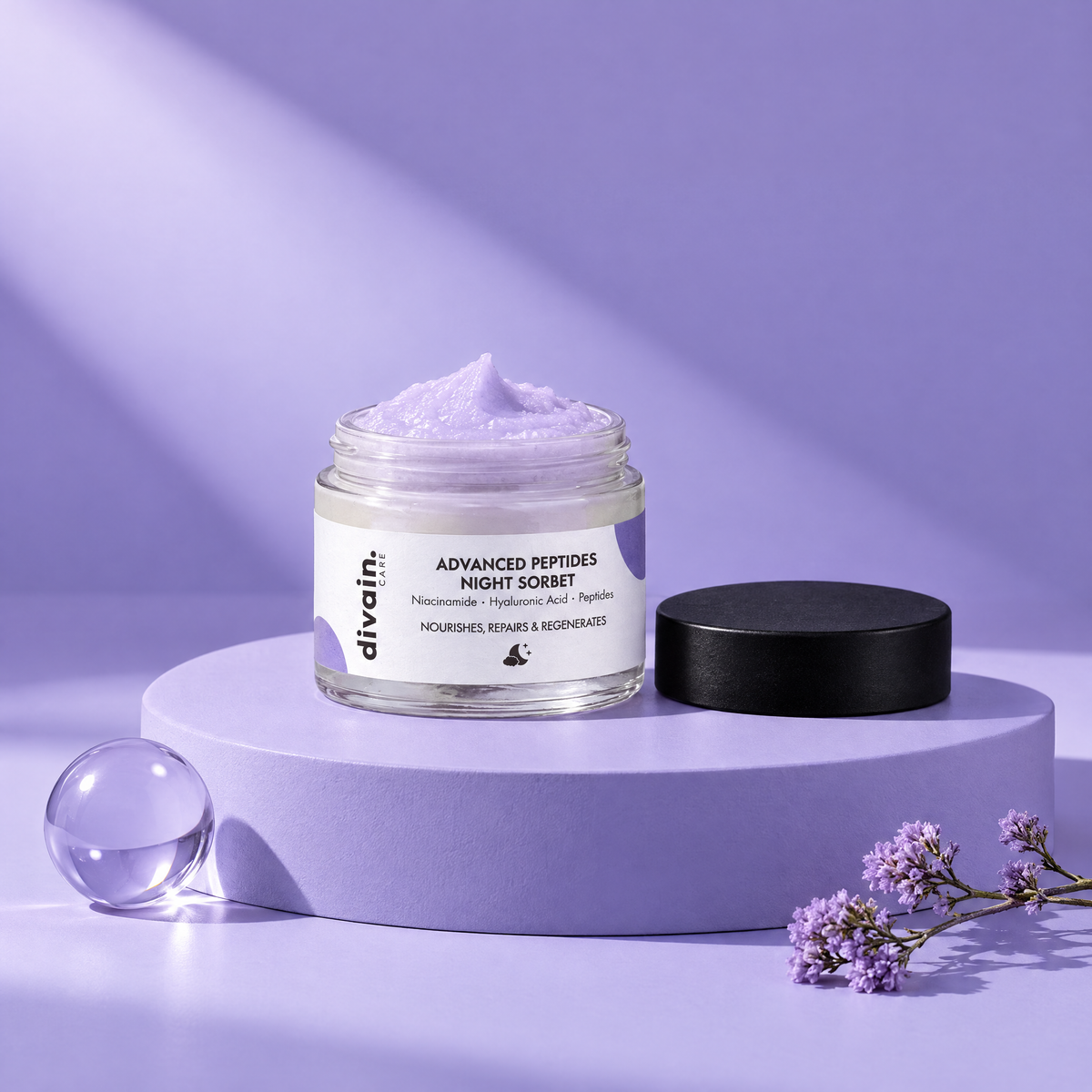 divain. Care Advanced Peptides Night Sorbet