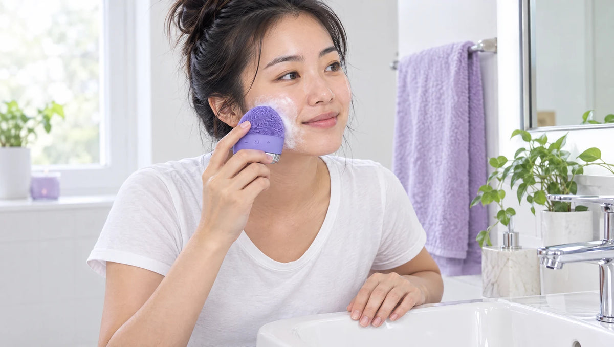 Cómo usarlo: limpieza facial con movimientos circulares