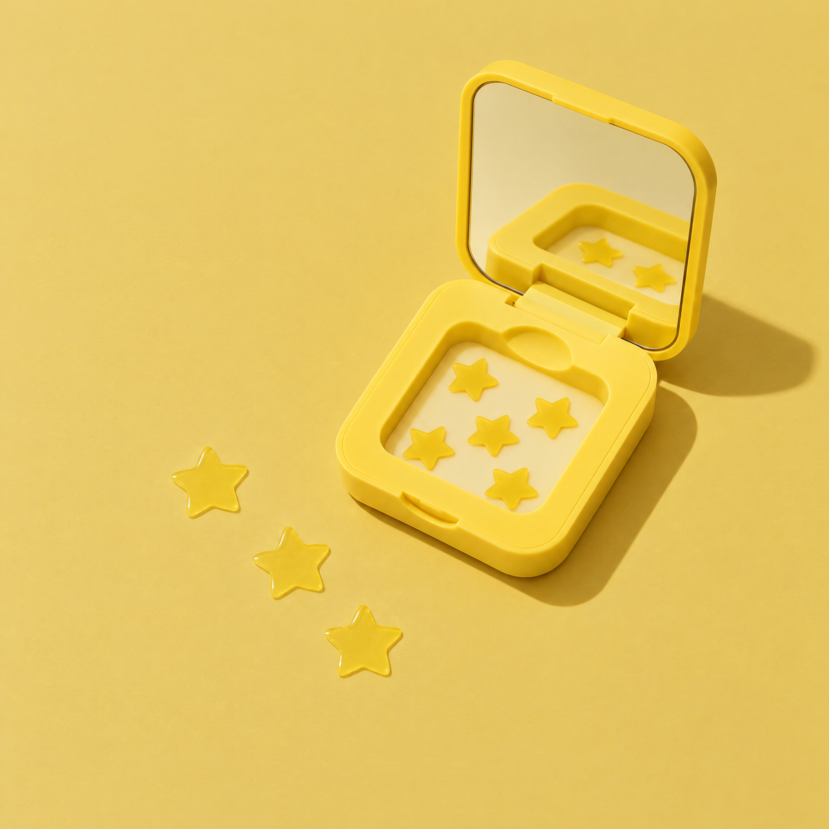 Textura de divain. Care Parches para granitos con forma de estrella