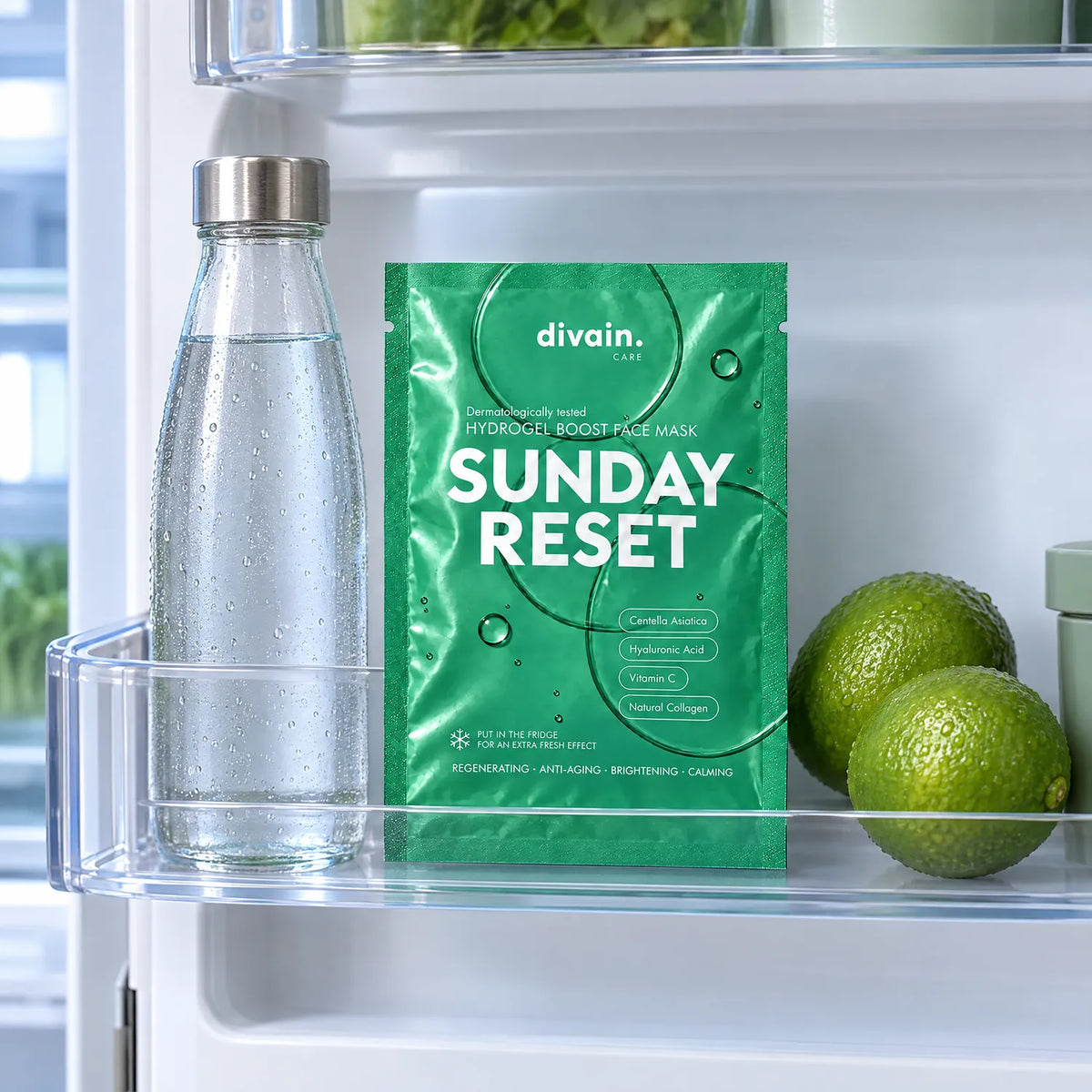 Sunday Reset en la puerta de la nevera: mejor fría