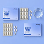 Contenido del pack Oxi-Z Plus 4 meses: 2 cajas y blísteres