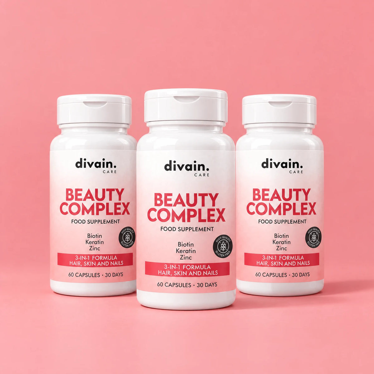 Pack Beauty Complex 3 meses: 3 botes de 60 cápsulas
