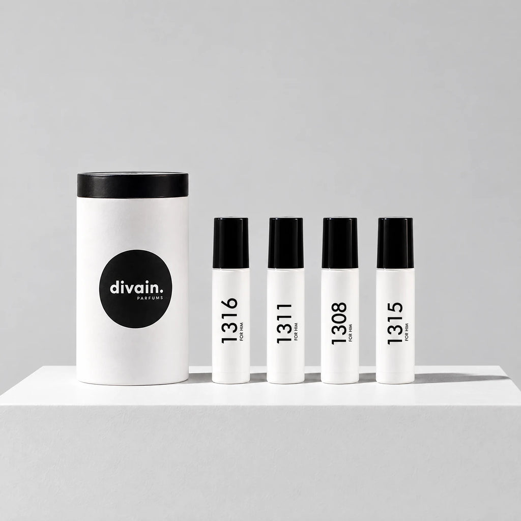 Estuche miniaturas novedades hombre divain. con 4 perfumes de 10 ml