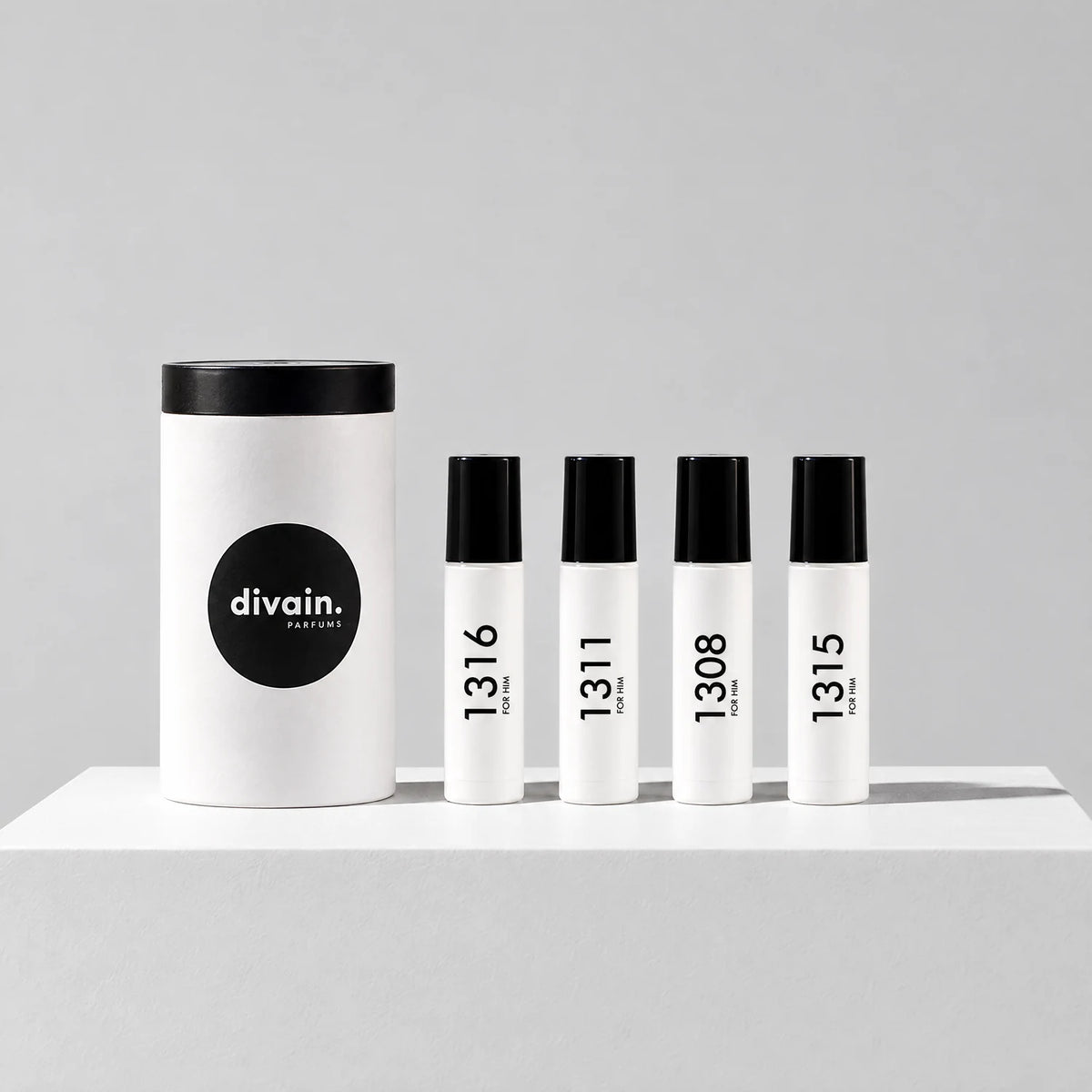 Estuche miniaturas novedades hombre divain. con 4 perfumes de 10 ml
