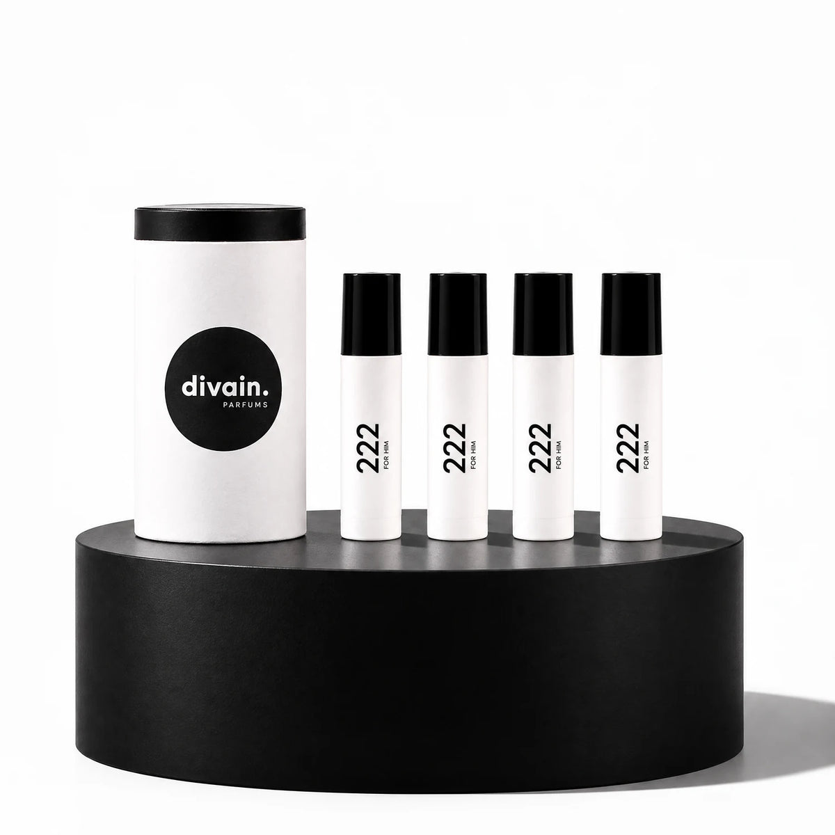 Estuche miniaturas divain. 222 con 4 perfumes de 10 ml