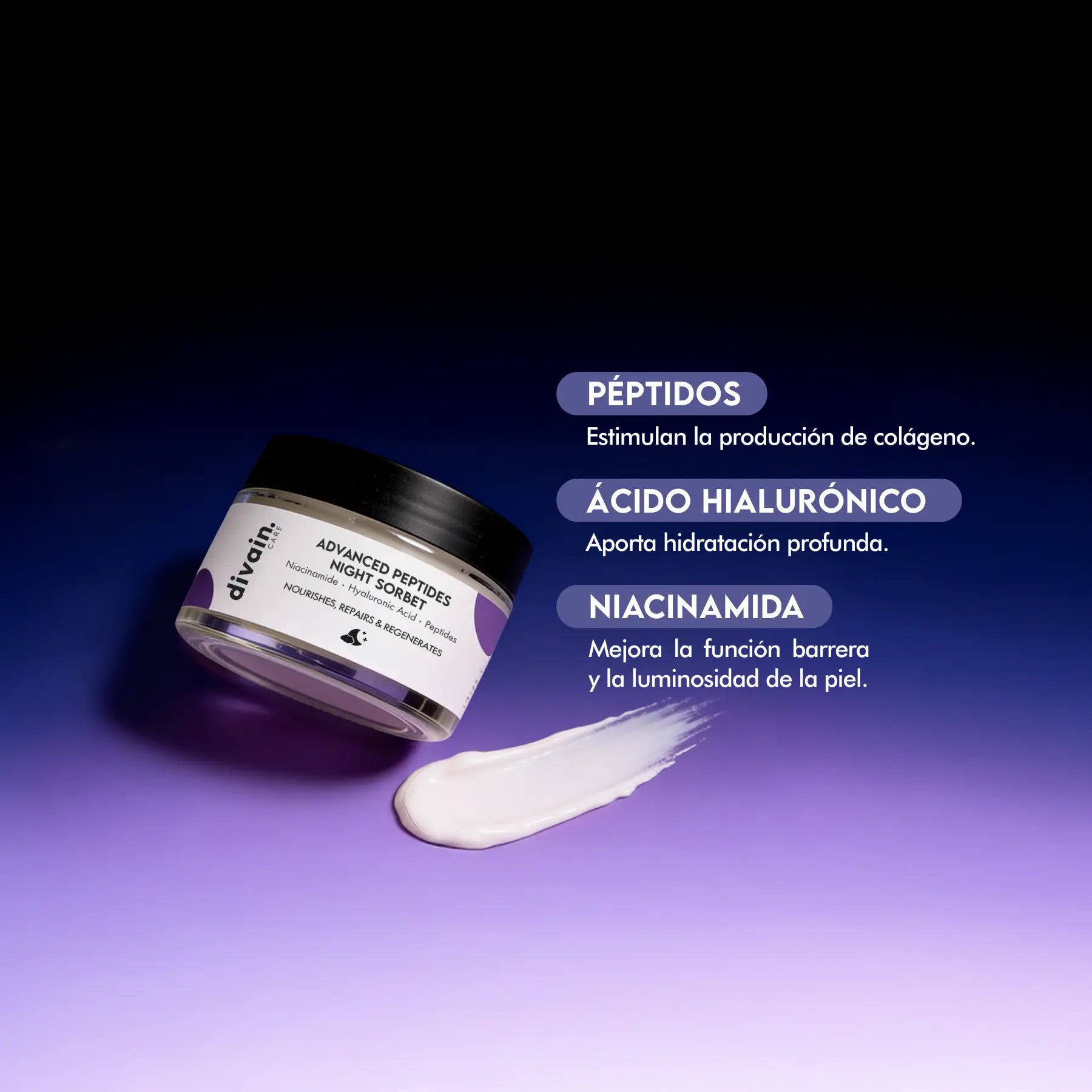 Advanced Peptides Night Sorbet | divain Parfums