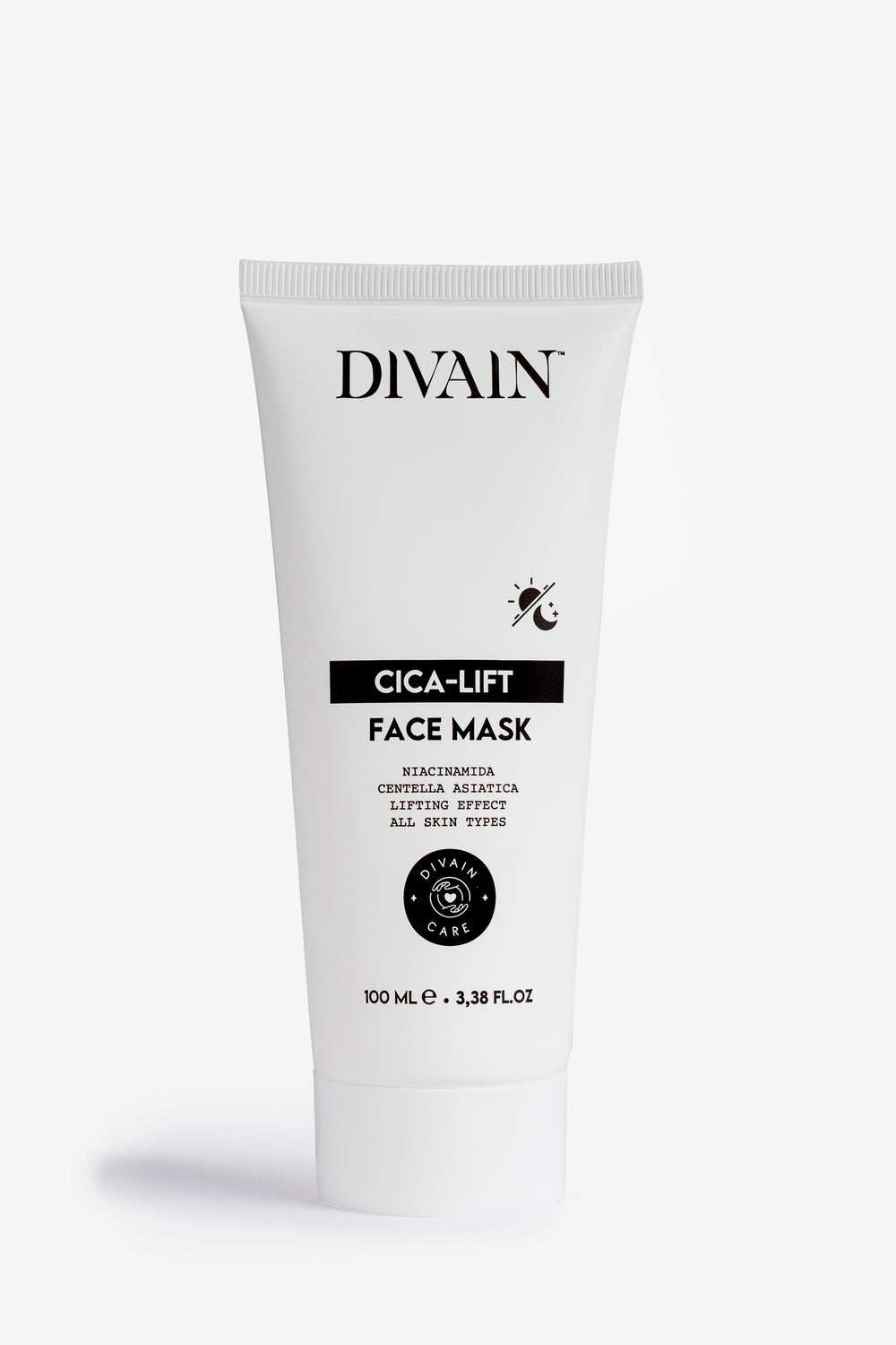 100 millilitre divain care face mask bottle