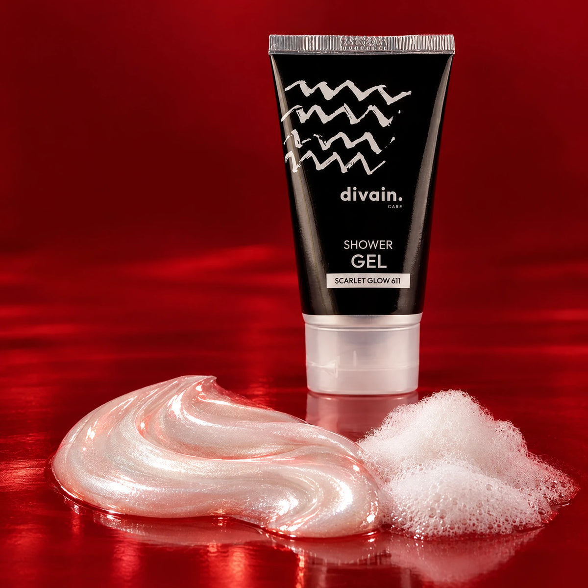 Textura nacarada y espuma del Shower Gel divain.611