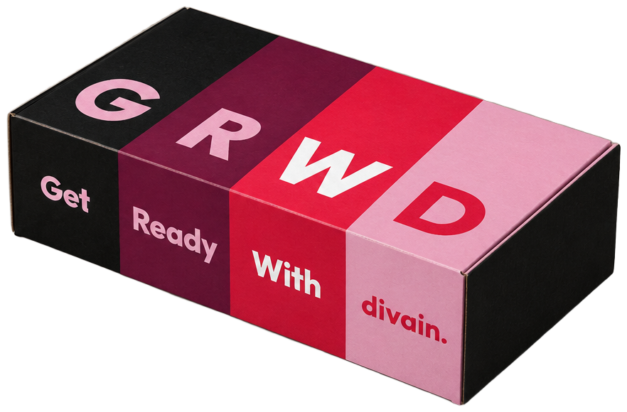 Caja Get ready with divain. de hombre, cerrada