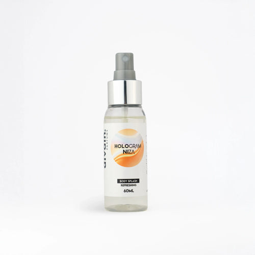 Body splash Niza sobre un fondo blanco