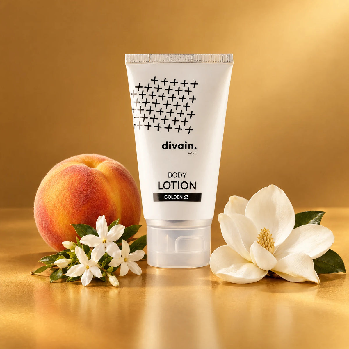 Body Lotion divain.063 con melocotón, jazmín y magnolia, sus notas olfativas