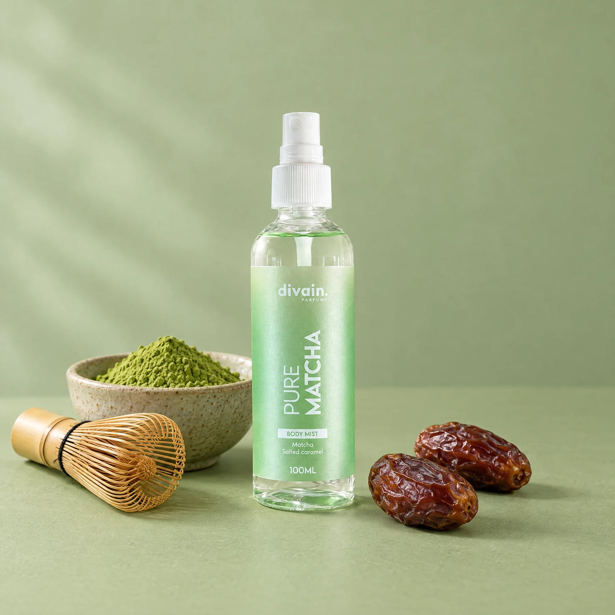Pure Matcha Body Mist con sus notas olfativas