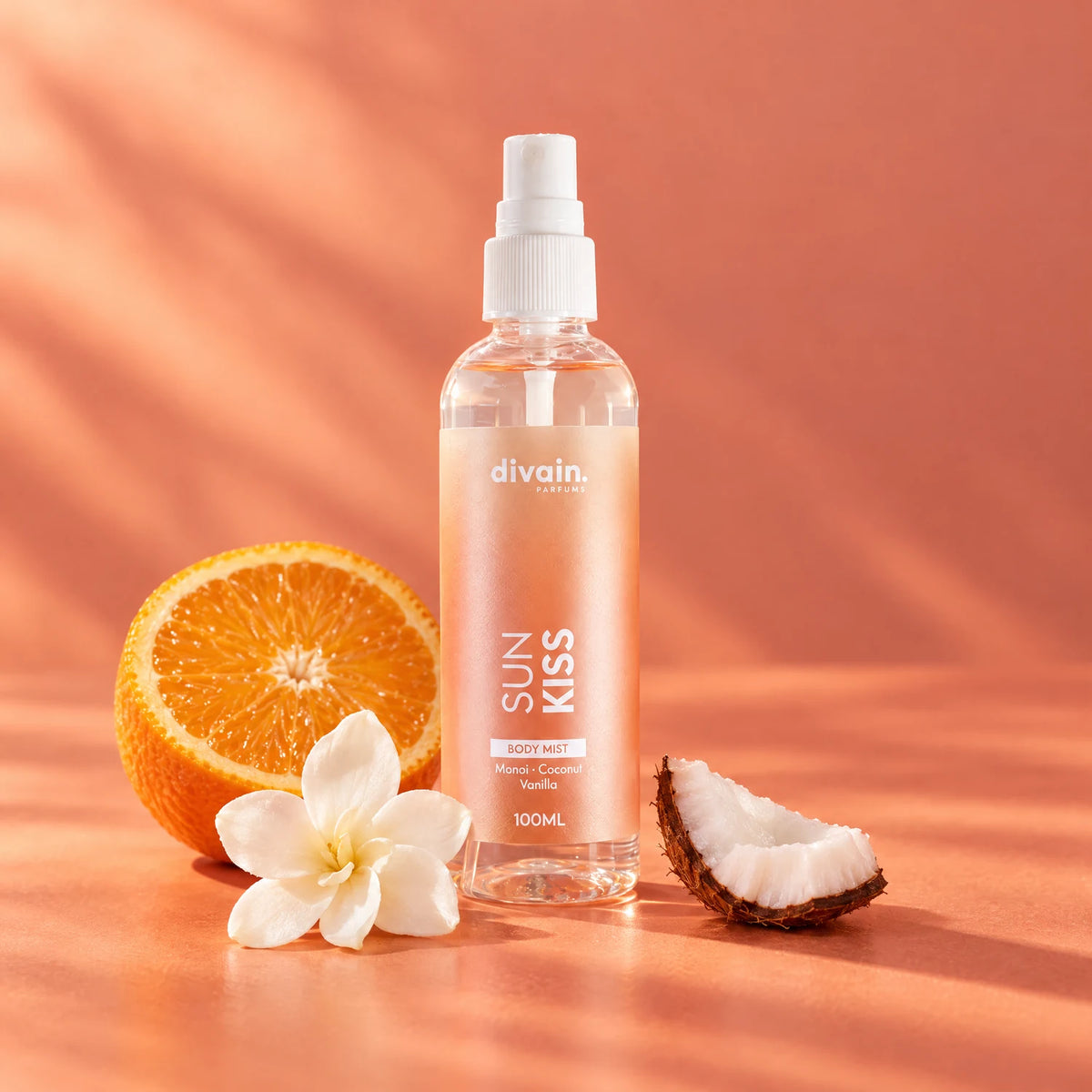 Sun Kiss Body Mist con sus notas olfativas