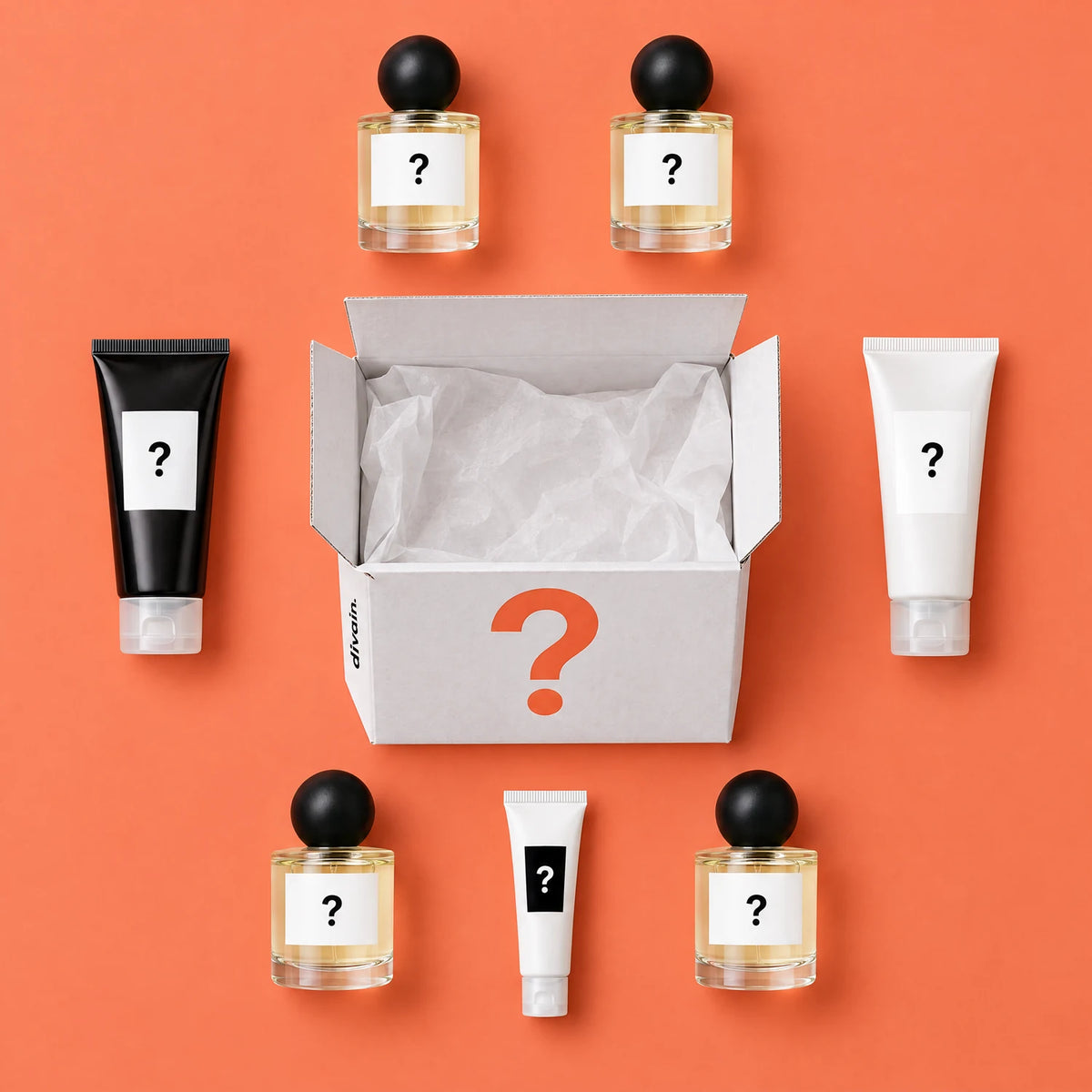 Qué trae la Mystery Box: 4 perfumes y 3 productos de cosmética perfumada sorpresa