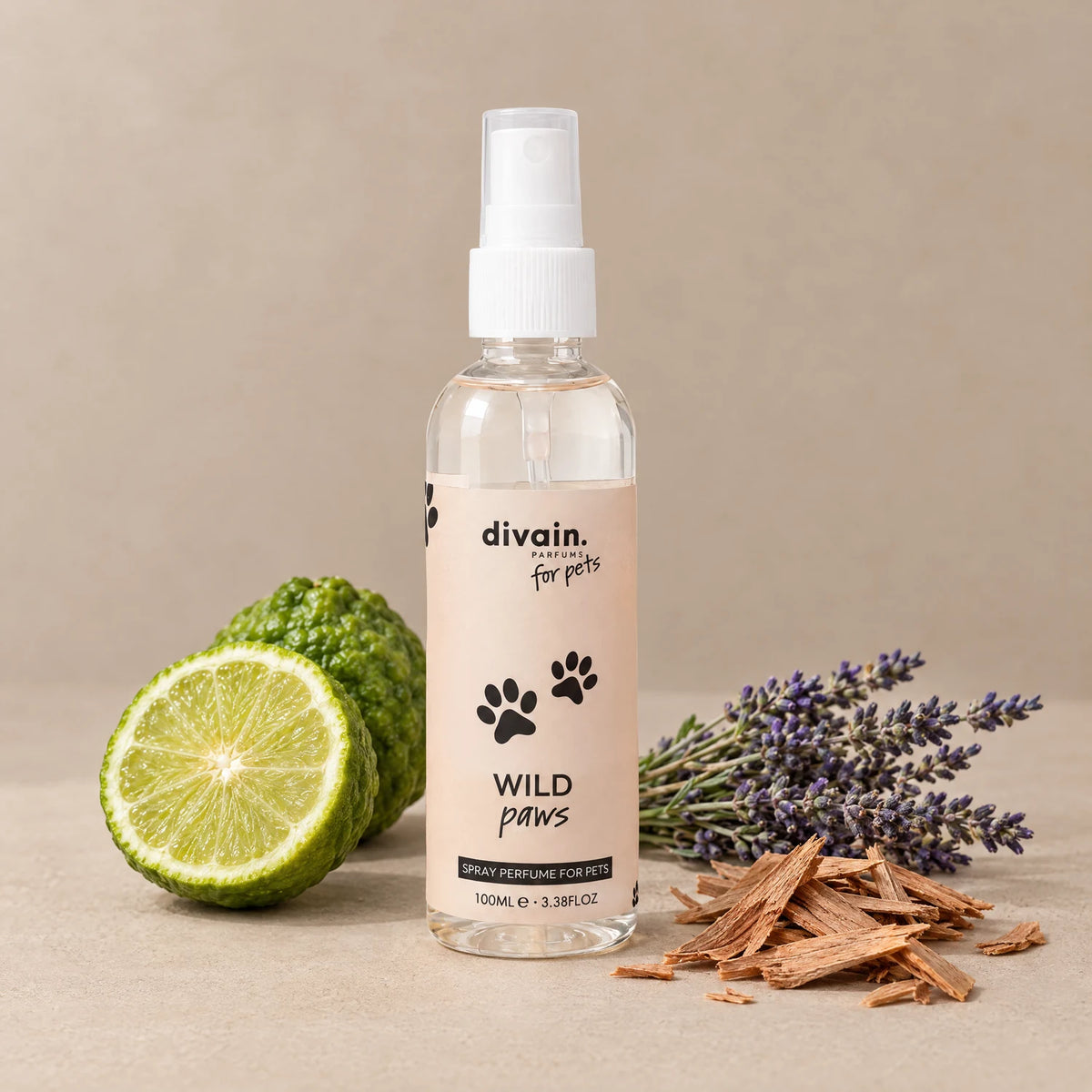 Wild Paws perfume para mascotas con sus notas olfativas