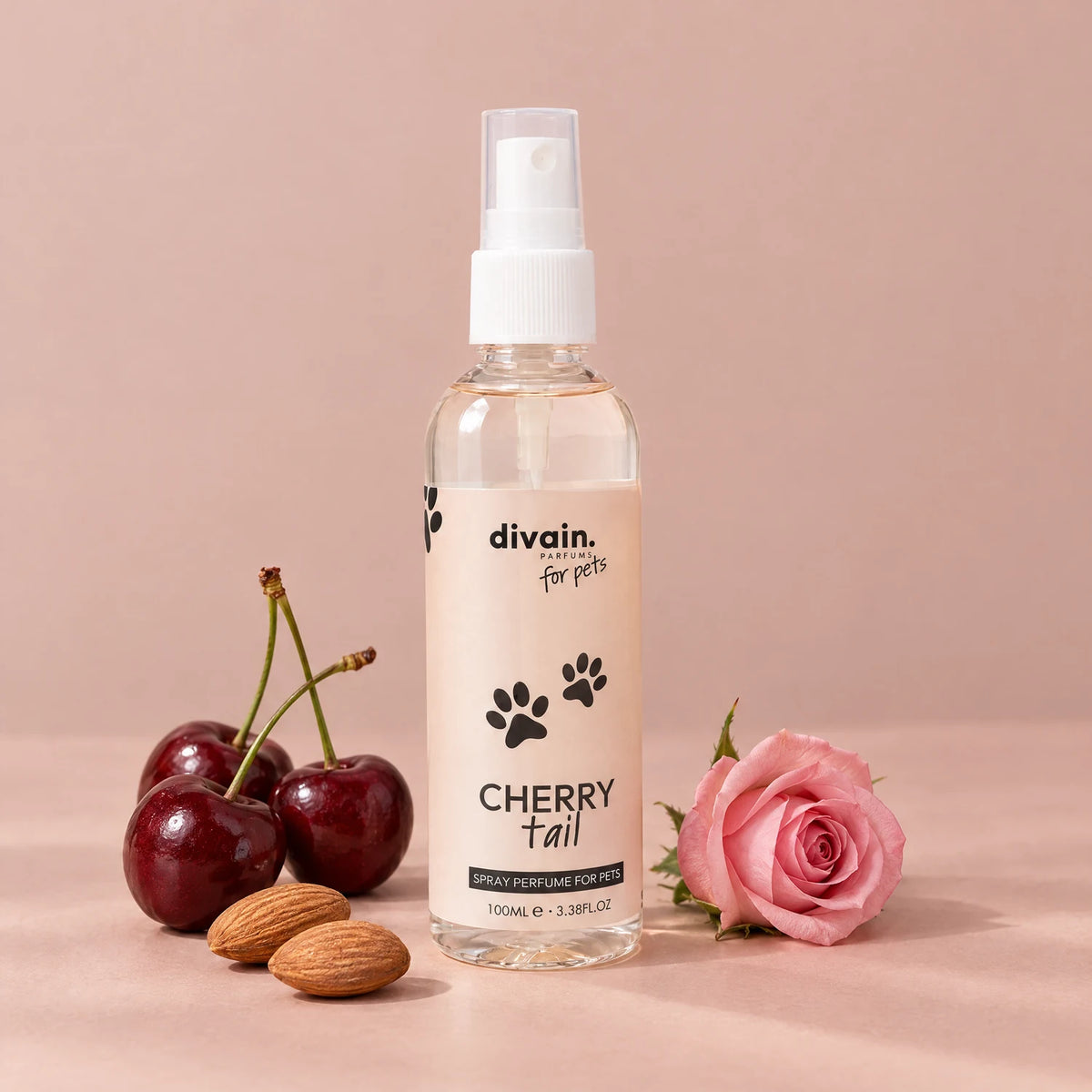 Cherry Tail perfume para mascotas con sus notas olfativas