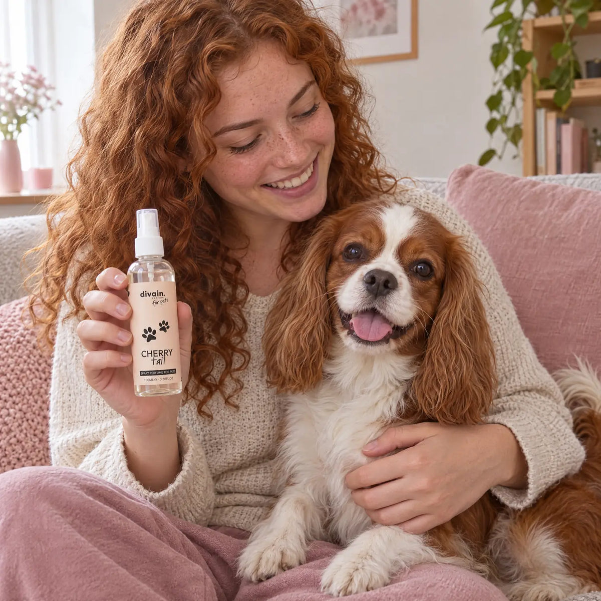 Cherry Tail perfume para mascotas en el día a día