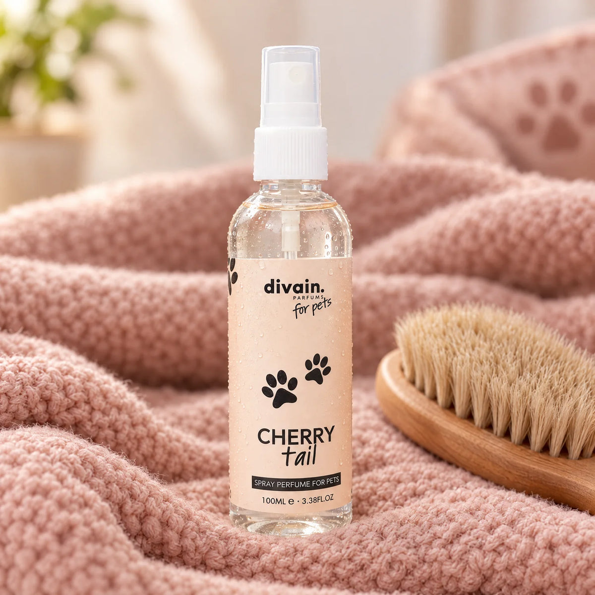 Detalle de Cherry Tail perfume para mascotas