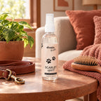 Scarlet Spirit perfume para mascotas en su sitio en casa
