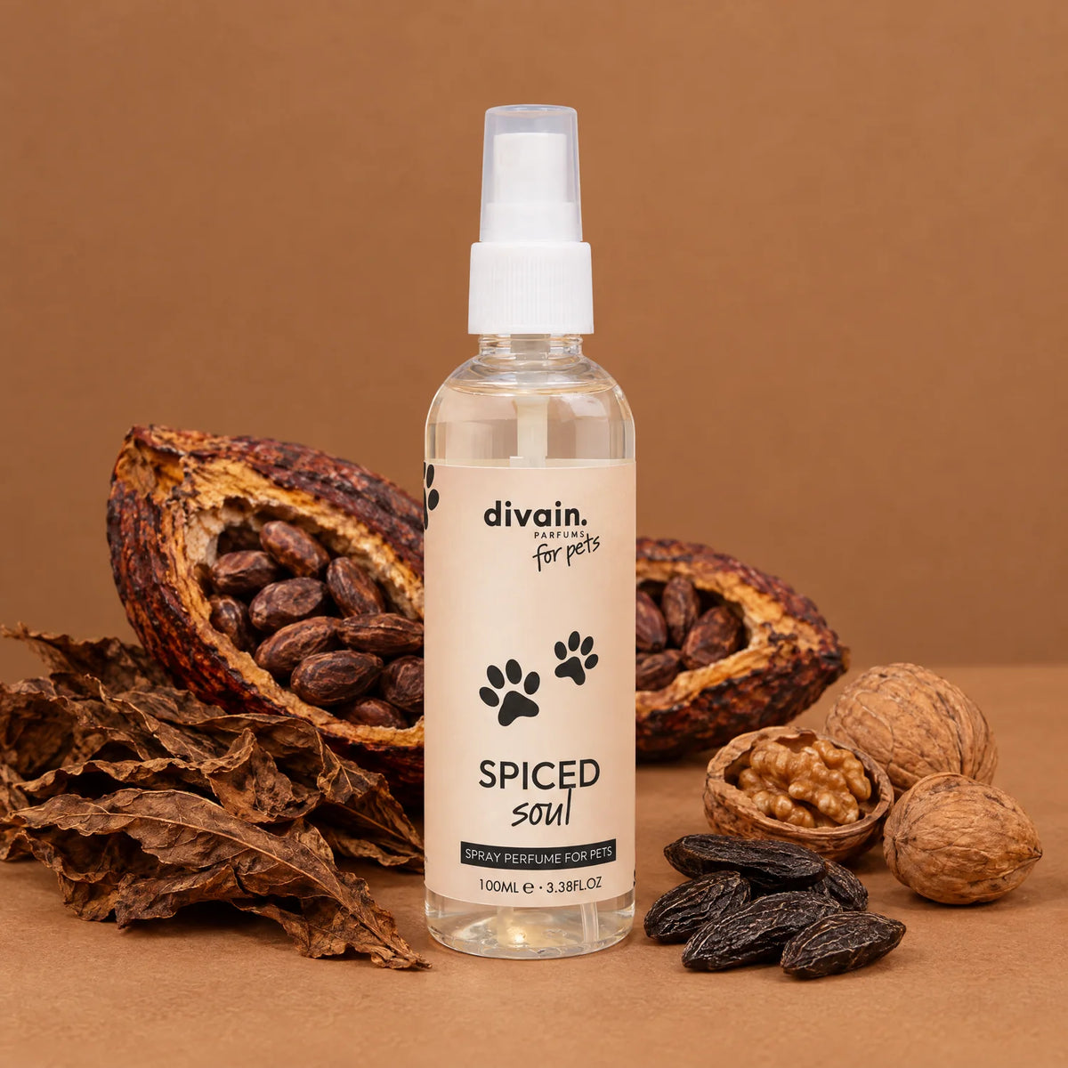 Spiced Soul perfume para mascotas con sus notas olfativas