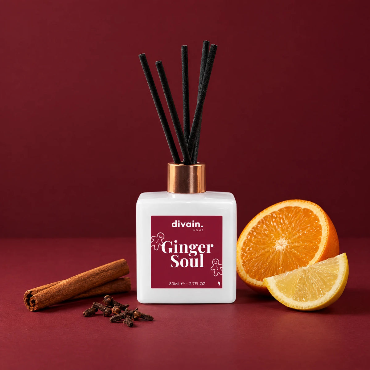 Mikado Ginger Soul con canela, clavo, naranja y limón, sus notas olfativas