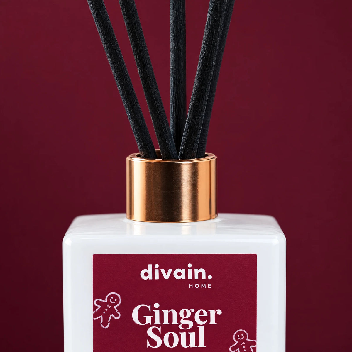 Detalle de las varillas y el cuello cobre del mikado Ginger Soul