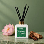 Mikado Green Dao con flor de loto, anís estrellado y sándalo, sus notas olfativas