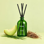 Mikado Zest con melón, hojas verdes y vetiver, sus notas olfativas