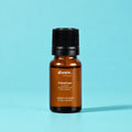Mezcla de aceites esenciales Cleanse divain. RITUAL 10 ml sobre fondo aguamarina