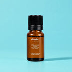 Mezcla de aceites esenciales Cleanse divain. RITUAL 10 ml sobre fondo aguamarina