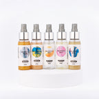 Colección de body splash de 60 ml: Miami, Hawaii, Niza, Bali e Ibiza.